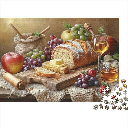 1000 Teile Puzzle, Vier-Jahreszeiten-Baum Landschaftskunst, Lernspiel für Frauen & Männer, 52x38cm