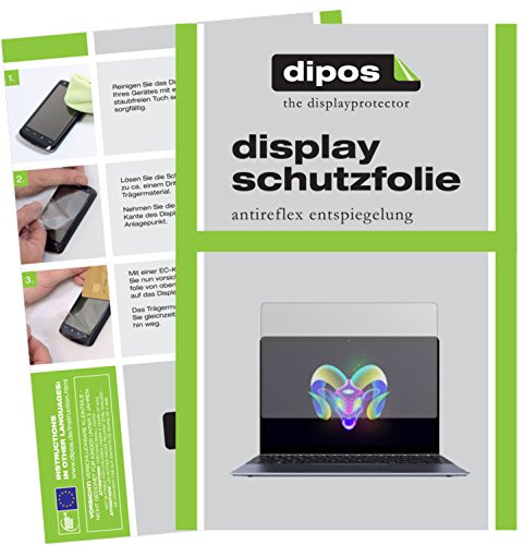 dipos 2x Matte Screen Protector for Chuwi LapBook SE | Ultra-Thin, Anti-Glare, Anti-Reflective, Perfect Fit, Anti-Scratch, Bubble-Free, Fingerprint Compatible, Easy Installation