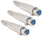 Devinal 3 Pin XLR to 6.35mm Socket Audio Converter, TS/TRS Quarter Inch to XLR Jack Adapter, Metal Construction