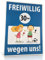Betriebsausstattung24® Spielstraße | bitte langsam fahren - spielende Kinder | Vandalismus geschützt - Anti-Sticker-Beschichtung | Aluminium | 48,0 x 66,0 cm | 2 mm (Freiwillig 30 km/h)