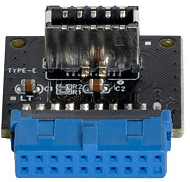 xiwai USB 3.1 Frontplattenbuchse Typ E auf USB 3.0 20-poliger Header-Stecker, Verlängerungsadapter für Motherboard