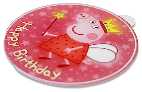 Tortenaufleger Geburtstag - Tortendeko - Geburtstagskuchen Deko aus Fondant - Rund 20 cm - Esspapier Tortendeko - Tortenaufleger - Cake Decoration