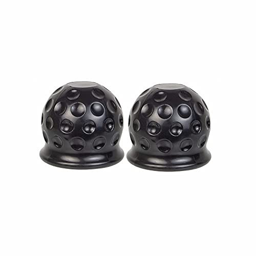 Voarge 2Pcs Anhängerkupplung Kugelabdeckung Universal 50mm Anhängerkupplung Kugelabdeckung, aus Gummi, Anhängerkupplung, Gummikugelabdeckung, Anhängerkupplung, abrieb- & schmutzschutz