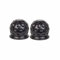 Voarge 2Pcs Universal 50mm Tow Bar Ball Cover, Black, Rubber, Tow Ball Cover, Car Wash Proof, Abrasion & Dirt Protection