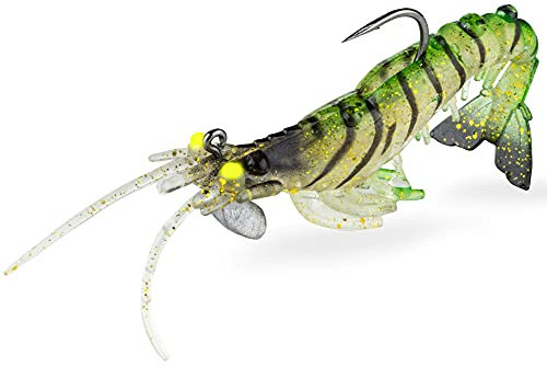 FISHN® GRUMPYcrab 12.5cm, 13.7gr, 2 Stück - Ultra realistischer Kunstköder Gummifisch zum Angeln auf Zander, Hecht, Dorsch, Seelachs inkl. Hacken und Gewicht (Robin Hood)