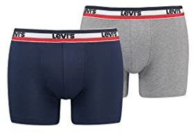 Levi's Men's Boxer, Dress Blues, M (Pack of 2)