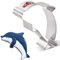 LILIAO Ausstechform Delphin 10,2 cm Keksbrot Sandwich Ausstechformen Edelstahl