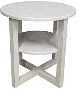 spot on dealz® Small Side Table Living Room Occasional Tables Coffee Table Hallway Room Furniture Bedroom Sofa Side Table Indoor storage Unit Decor Decorative Tables White