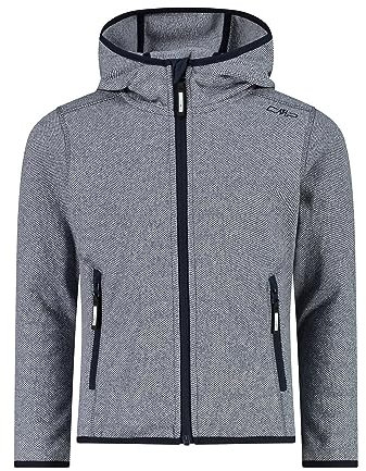 CMP - Kid G-Jacke mit fester Kapuze, B. Blau-Weiß, 98