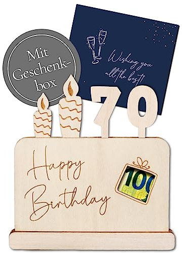 Joli Coon Geldgeschenk 70 Geburtstag Geldgeschenke zum 70 Geburtstag - Geld Geschenk Geburtstag 70