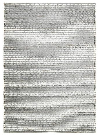 THE DECO FACTORY Caravelle Teppich aus Wolle, Jute und Baumwolle, geflochten, natürlich, 120 x 170 cm