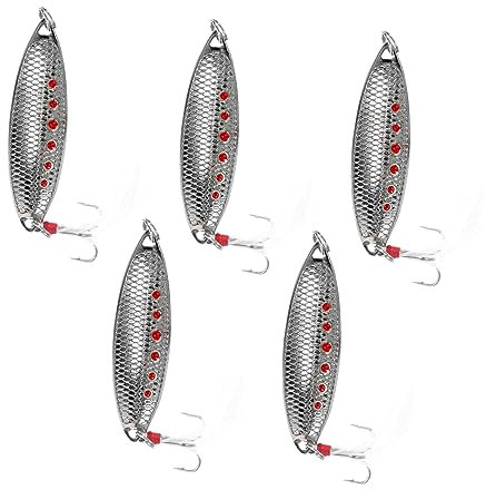 CLISPEED 5st Gefälschter Köder Zum Angeln Gefälschter Angelköder Nachahmung Von Angelködern Verschleißfester Angelköder Gefälschte Köder Fischköder Blutegel Fischschuppen Zinklegierung