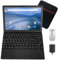 HBESTORE Laptop de 10.1 pulgadas, procesador de cuatro núcleos con sistema operativo Android 12.0, cámara integrada, WiFi, interfaz USB, carga Tpye-c para aprendizaje y entretenimiento (negro 2 GB +