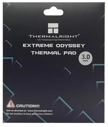 DABAUR Thermal Pad 12.8 W/MK, 120x120x3mm Thermal Pad de enfriamiento de Silicona Tapa límite térmico no Conductor, con Doble automucosa, Adecuada para computadoras portátiles GPU/CPU/LED