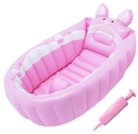 Baignoire gonflable pour | Baignoire de voyage antidérapante avec pompe à air - Baignoire pour, baignoire pliante épaisse pour de 0 8 ans