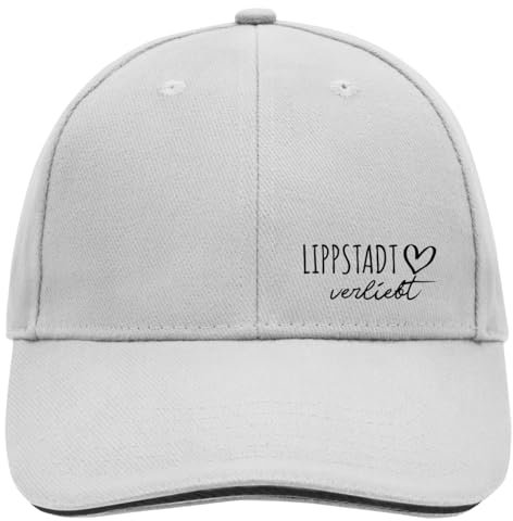 Huuraa Baseball Cap Lippstadt verliebt Geschenk Dark Grey/White Lippstadt Geschenkidee