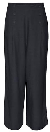 VERO MODA Female Hose mit weitem Beinschnitt VMGISELLE Hohe Taille Hose | Wide-leg trousers