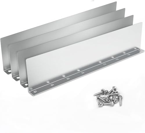 4 Pcs Gutter Valley Splash Guard,Straight Rain Diverter Roofing Gutter Guards,Downspout Diverter Roof with Screws,Rain Drip Gutter Guard for House Shingle Roofs Corner(Straight Style)