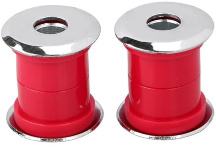 Moto Lenkerklemmung Riser Für Softail Für FXSTC Für FXST Für Dyna Für FXD Für FXDL Für FXDWG Für Sportster 883 1200 Für Fatboy Für FLSTF Motorrad Rote Lenker Riser Buchsen Motorrad Lenkererhöhung