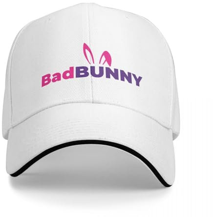 COSIUOS Basecap Baseballmütze Snapback Bad Bunny Ball Cap Mas Hüte Derby Mütze Cap