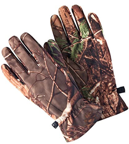 WESIEVYA 1 Paar Jagdhandschuhe Handschuhe befreien Fleece-Handschuhe Skihandschuhe Taktische Handschuhe fahrradhandschuhe Reithandschuhe Tarnausrüstung für die Outdoor-Jagd warme Handschuhe