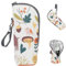 Cumnvulnt Insulated Baby Bottle Bag, Portable Insulated Bottle Bag with Rope, Baby Bottle Warmer Bag Travel Thermal Bags for Bottles, Waterproof Baby Bottle Bag Baby Bottle Cooler Bag (Animal World)