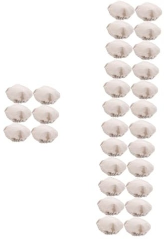 Cabilock Lot De 5 Couvercles De Bocaux en Tissu pour Au Levain De Bocaux De Cuisine 6 Pièces X 5