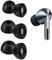 umvowuxa Galaxy Buds3 Pro Ersatz-Ohrstöpsel aus Memory-Schaum, bequem, weich, schallisolierende Ohrstöpsel, Zubehör, kompatibel mit Samsung Galaxy Buds3 Pro S/M/L (3 Paar/Schwarz)