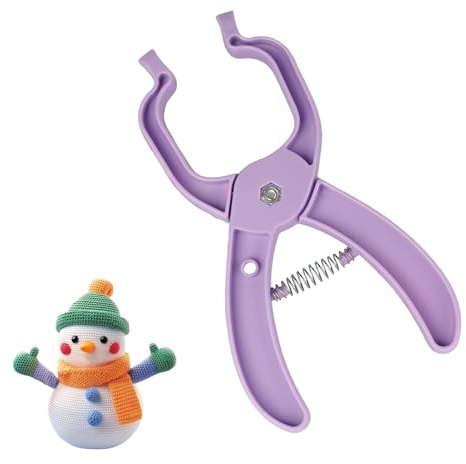 SafetyEye Pliers for Crochet Toy Making - Professional Installation Tool for Eyes & Noses, Safety Eye Pliers Tool, Crafting Accessories, Safety Eyes Pliers Tool for Crochet Toys