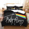 British Rock Bands Duvet Cover Set- Rock Music Band Print Bedding Floyd Algorithm Duvet Cover Bedding Bedclothes 3 Pcs Bed In A Bag Single Double King Duvet (A004-4, Single)