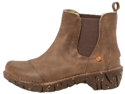 El Naturalista Damen Ankle Boots Yggdrasil, Frauen Stiefeletten,Kurzstiefel,uebergangsschuhe,uebergangsstiefel,hoch,Stiefel,Stone,39 EU / 6 UK