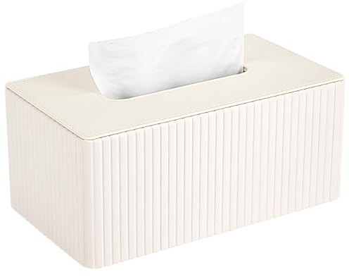 AOOHA Scatola Porta Fazzoletti in Bambù,Scatola da Fazzoletti Legno Decorativa,Portafazzolettiper Salviette in Legno Rettangolare per Soggiorno,Cucina,Camera da Letto