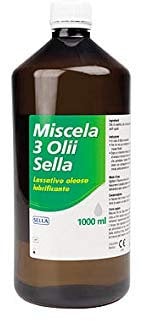Sella Integratore Alimentare Miscela 3 Olii, Multicolore, 1000 Millilitri