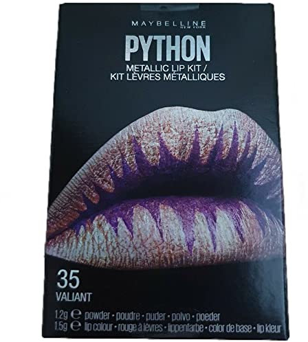 MAYBELLINE - Kit Rossetto a palette - PYTHON Labbra metalliche - n.25