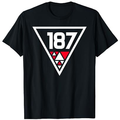 Cooles Dreieck Merch Mit 187 Geschenk Idee T-Shirt