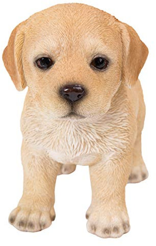 Pacific Giftware Realist Look Labrador Puppy Standing Resin Figurine Statue