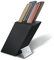 Victorinox Swiss Modern Knife Block With 6 Knives, Set of 6, Kitchen Knife Storage, Wood, Multicolored