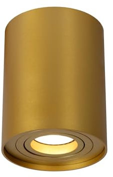LUCIDE TUBE - Deckenstrahler - Ø 9,6 cm - 1xGU10 - Mattes Gold/Messing