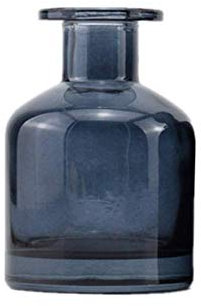 NARAMAX 1PCS 150ml/5oz Empty Refillable Glass Diffuser Bottle Diffuser Jars Aromatherapy Storage Container Fragrance Accessories Use for DIY Replacement Reed Diffuser Sticks Crafts Decor (Blue)