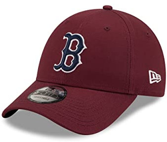 New Era Boston Red Sox Maroon MLB League Essential 9Forty Adjustable Cap - One-Size