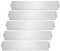 Fiqops Rasenkante Metall 50m x 14cm Beetumrandung verzinkt Mähkante Beeteinfassung Palisade Länge 100cm Höhe 14cm - 50 Stück