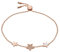 Emporio Armani Armband Für Frauen Fast Tack, Innenlänge: 160 + 20mm, Großer Stern: 10X2mm, Kleine Sterne: 8X2mm Rose Gold Sterling Silber Armband, EG3525C221