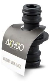 AKHUO UNION RAPIDO MANGUERA NEGRO METAL PERILLA 1 UNIDAD