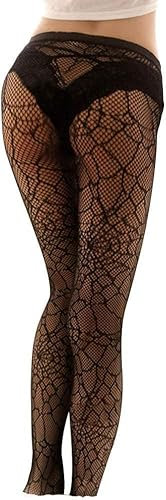 Halloween Frauen Spinnennetz Strumpfhose Hexe Kostüm Strumpfhosen Strümpfe Stilvoll
