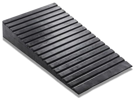 The Ramp People Rubber Kerb Ramp 11cm - 20.3cm (12.7cm) 400mm wide, 1000kg Capacity Ramp for garage, shed, container, warehouse, access