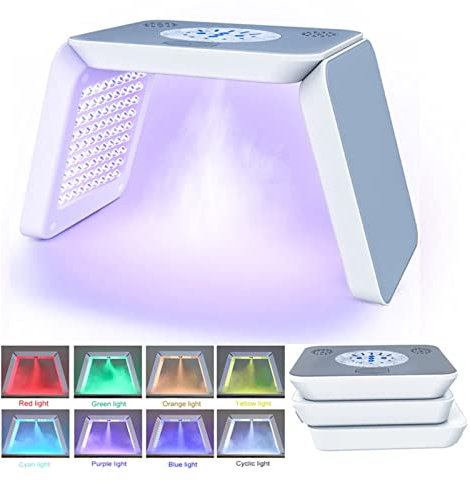 PAKJEL Masque LED Mini Spa Masque Facial PDT Nano Spray LED Photon Masque Hydratant Rajeunissement De La Peau Beauté Dispositif PDT Outil