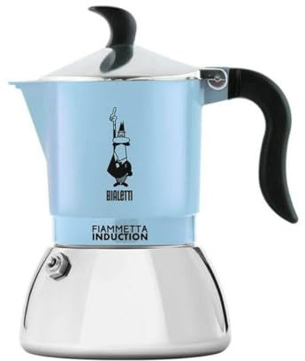 Bialetti Cafetera Italiana 29587 Azul Aluminio Acero 100 ml