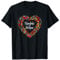 Konfetti Herzen Fasching Outfit Karneval Kostüm Verkleidet T-Shirt