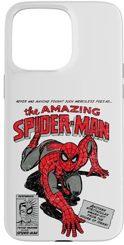 Marvel Spider-Man Retro Comic Hülle für iPhone 15 Pro Max