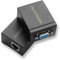 YAOHDAOD - Convertitore VGA a Ethernet RJ45 Cat5e/Cat6, Ripetitore di Segnale Con Trasmettitore e Ricevitore per Distanze Fino a 60 m